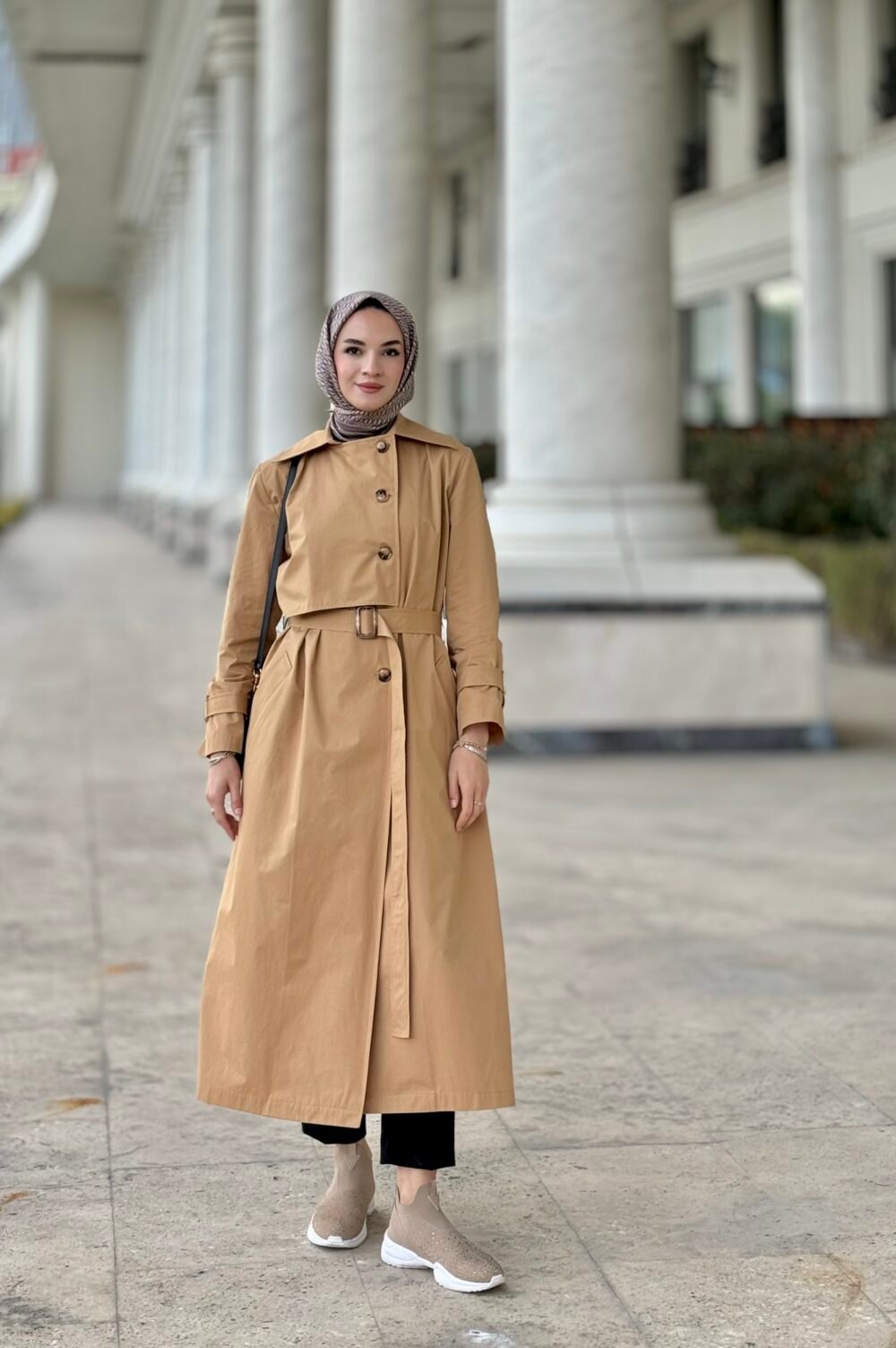 Camel Trençkot - Görsel 2