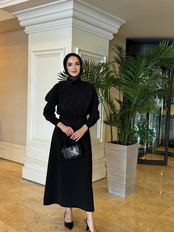 Farah Etekli Takım Siyah Renk